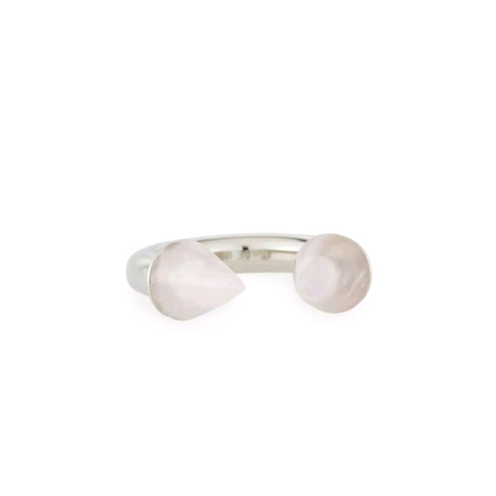 Vita Fede Rose quartz ring size 7